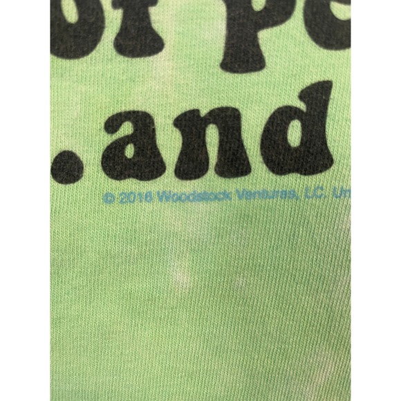 Woodstock Banded Tie-Dye Liquid Blue T-Shirt XL - Picture 3 of 5
